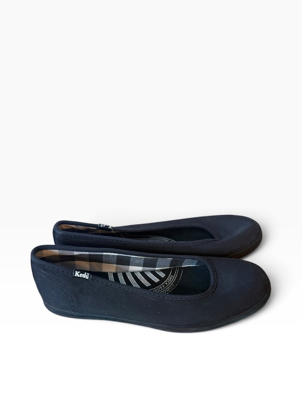 Keds Black Skimmer Canvas Flat Sneakers